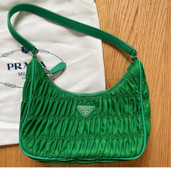 Prada Handbags - Green prada bag